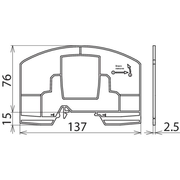 Partition for BLITZDUCTOR Ex (i) base part and DEHNrecord MCM image 2