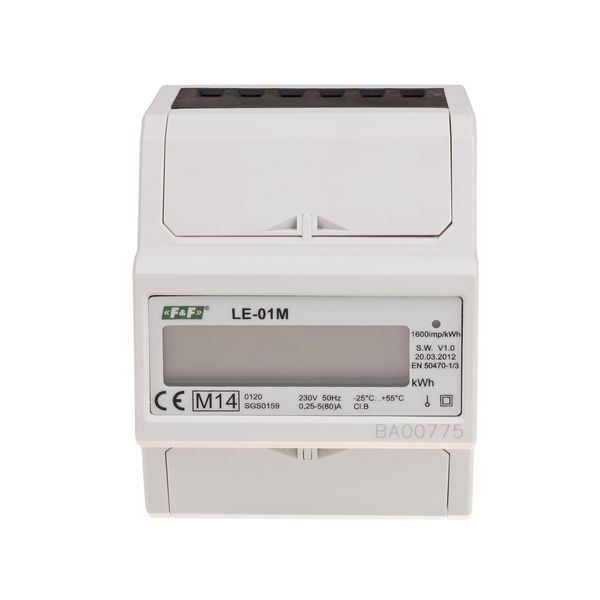 Electricity meter MODBUS RS-485 - single-phase LE-01M; MID image 2