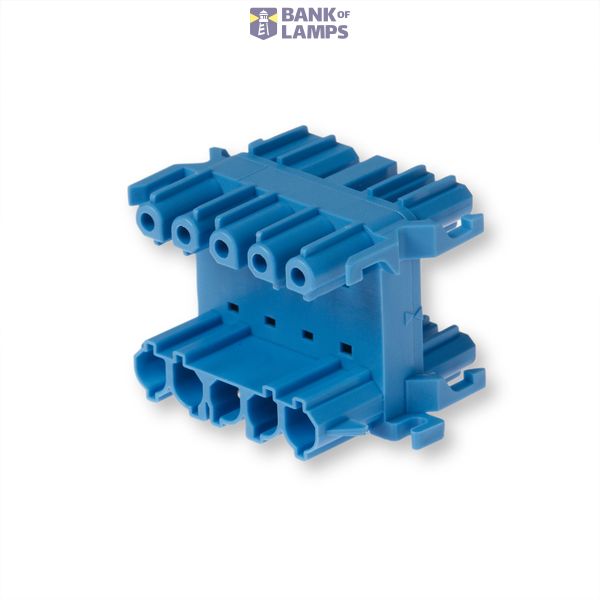Cable set 5p plug 5x1,5mm� HF blue 2m image 3