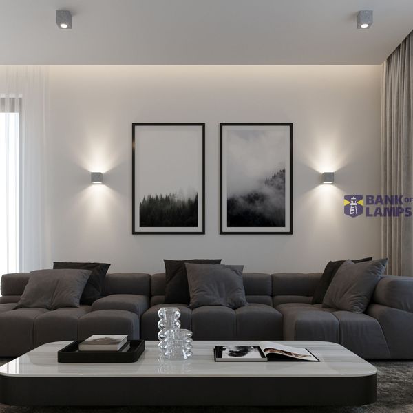 WALL LAMP QUAD CONCRETE G9 1X40W IP20 image 5