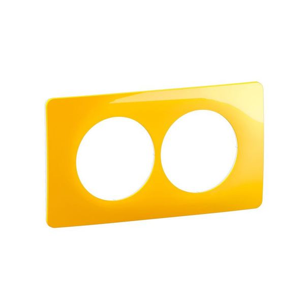 PLATE 2G 57MM SAFFRON YELLOW image 2