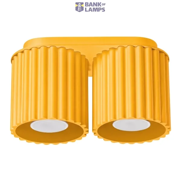 Ceiling lamp AURA 2 yellow GU10 image 1