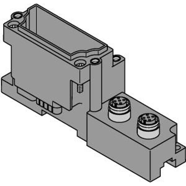 BL67 base module 2 × M12 Connector, 8-pin   BL67-B-2M12-8 image 1