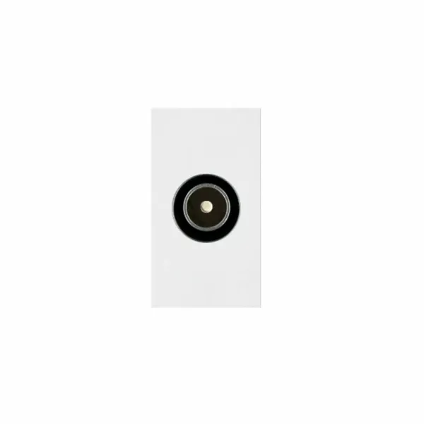 2400 MHz IEC male coaxial socket. Incoming connection  with male F-type connector image 1