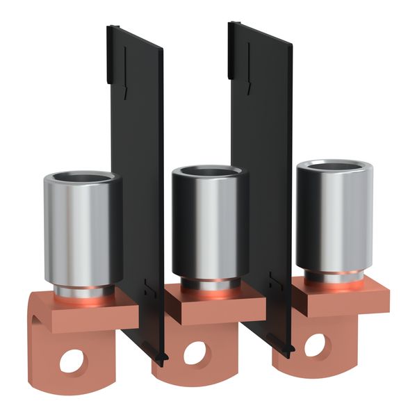 crimp lugs for aluminium cable with interphase barriers, 240 mm², TransferPacT, Frame 630 A, 3P, set of 3 image 1