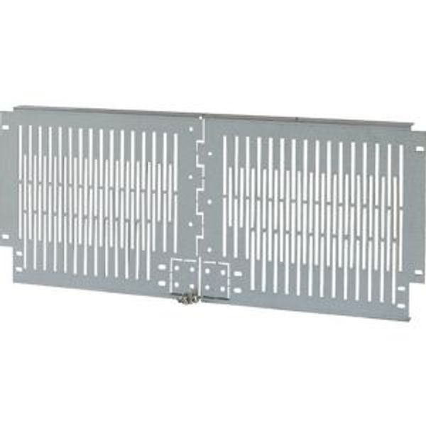 XTPPCUV3-H275W800 Partition, ventilated, for power feeder, HxW=275x800mm image 2