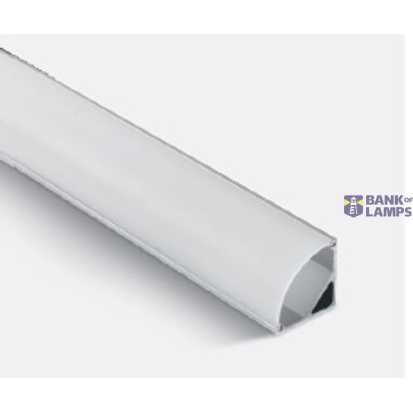 TRIANGLE PROFILE 2m FOR 10mm STRIPS + PC OPAL DIFF image 1