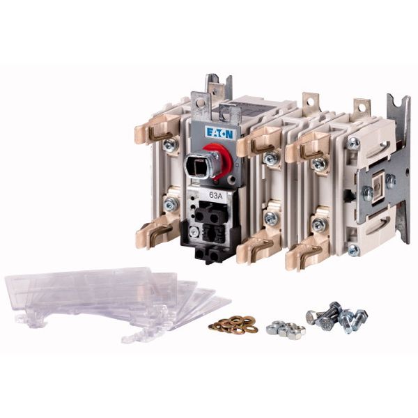 Fuse switch-disconnector, 3 pole, rear mounting, 63 A, NH000/NH00, FS1 image 1