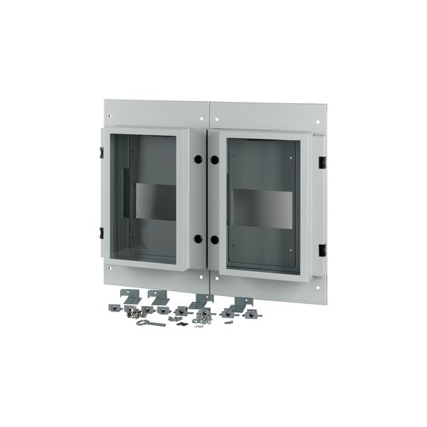 XM2N43W08C-55 Front plate, 2xNZM4, 3p, withdrawable, W=800mm, IP55, grey image 3