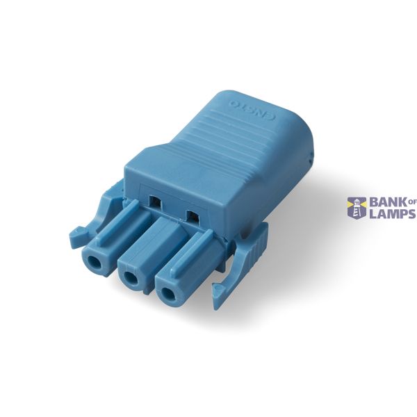 NBC31H1.S | Coupler 3-p plug, w/o 1-latch, blue image 1