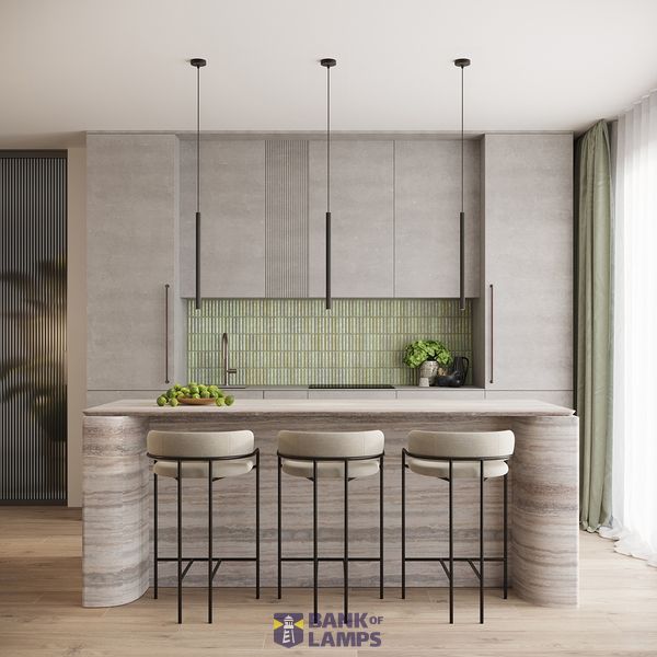 Pendant lamp ARCHE 3P black image 7