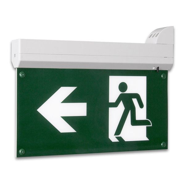 Emergency light with symbols Sign P 2W IP20 6000K 3h illuminated during failure/permanent image 1