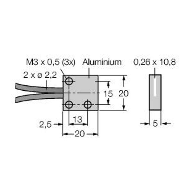 Plastic Fiber Bifurcated Fiber   PBR1X326U image 1