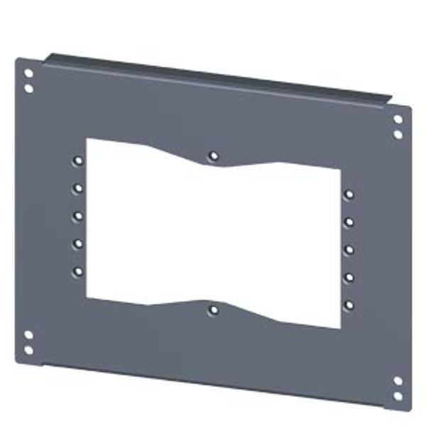 SIVACON, floor, with cut-outs for flanges, IPXX, D: 400 mm, W: 400 mm image 1