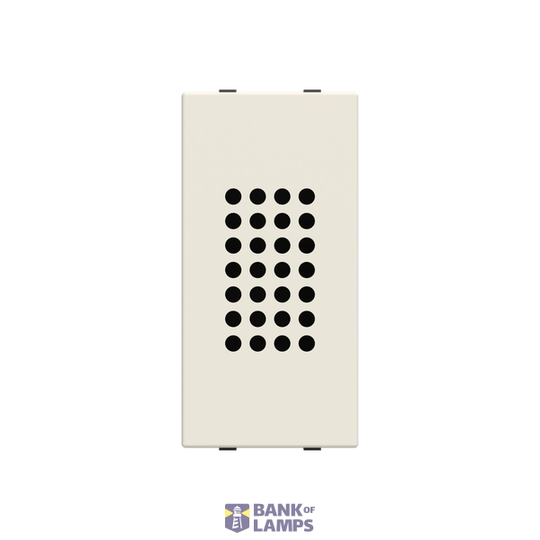 N2124.2 BL Buzzer eletron. 12V 1M Bianco image 1
