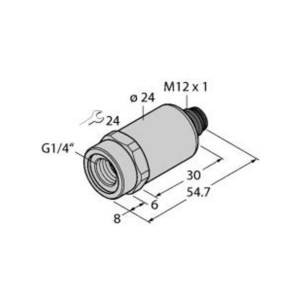 Pressure Transmitter With Current Output (2-Wire)   PT6R-2001-I2-H1141 image 1