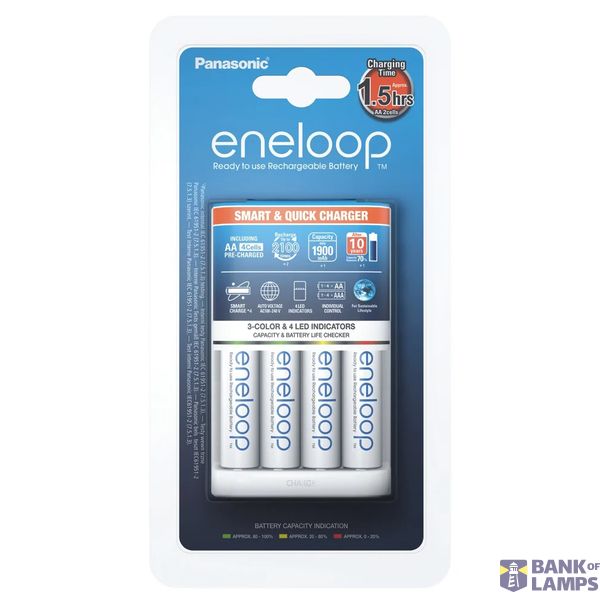PANASONIC Eneloop Q-CC55 Smart&Quick incl.4xK-3MCDE AA 2000mAh image 1