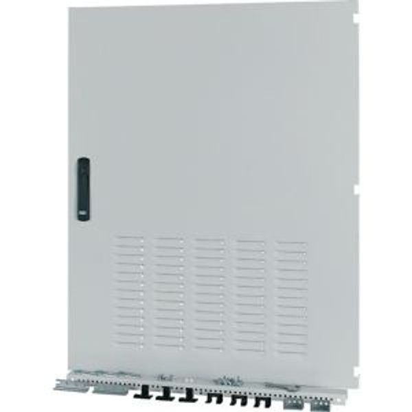 XSDMLV4097508 Box Solution door, ventilated, IP42, left, HxW=975x800mm, grey image 4
