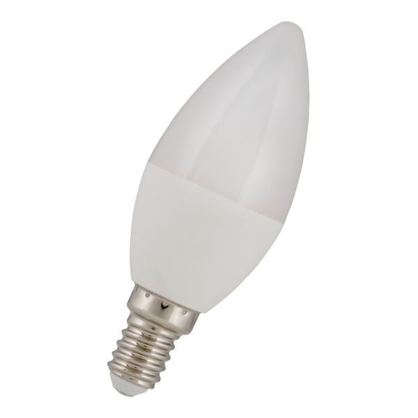ecobasic LED C37 E14 240V 6W 2700K Opal image 1