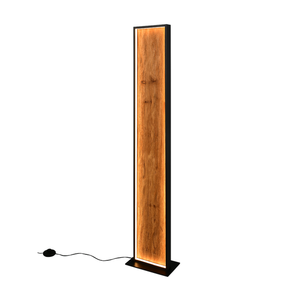 Kalea LED floor lamp wood image 1
