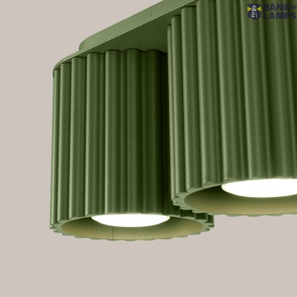 Ceiling lamp AURA 2 olive green GU10 image 9