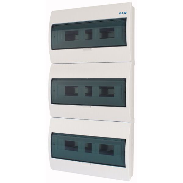 BC-O-3/54-ECO ECO Compact distribution board, surface mounted, 3-rows, 18 MU, IP40 image 1