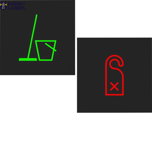 Two-colour foil for LED signal insert, with symbol, A.x/C.x image 1