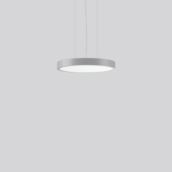 TRIONA round, 64 W, 5850 lm, 830, silver, smart+free Pendant luminaire image 1