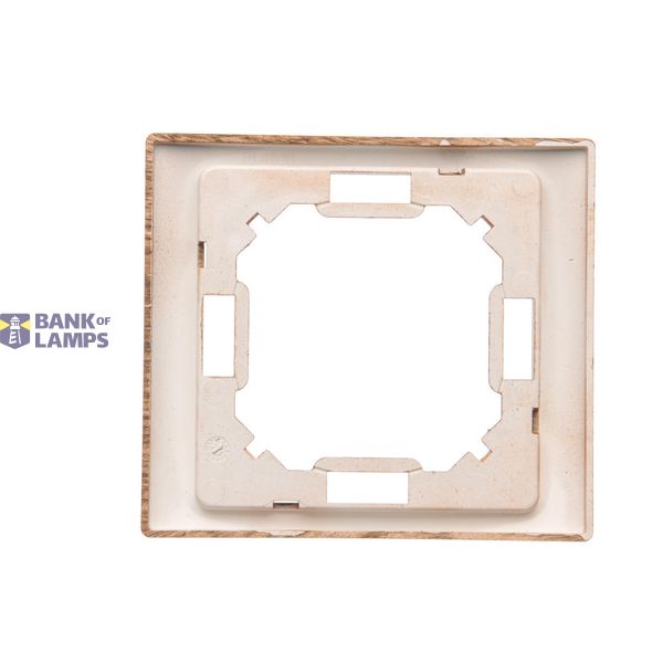 Single TV socket final, module, champagne matt image 1