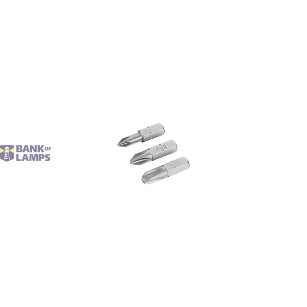 BITS, SCREW DRIVER, PH1,2,3 25MM image 1