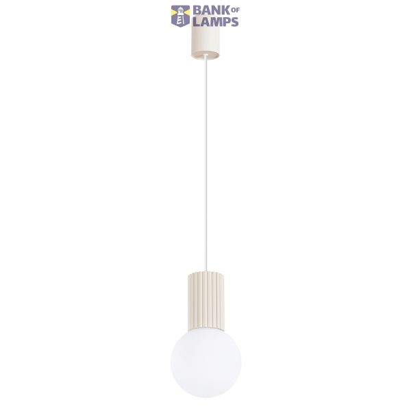 Pendant lamp HALO 1 beige image 1