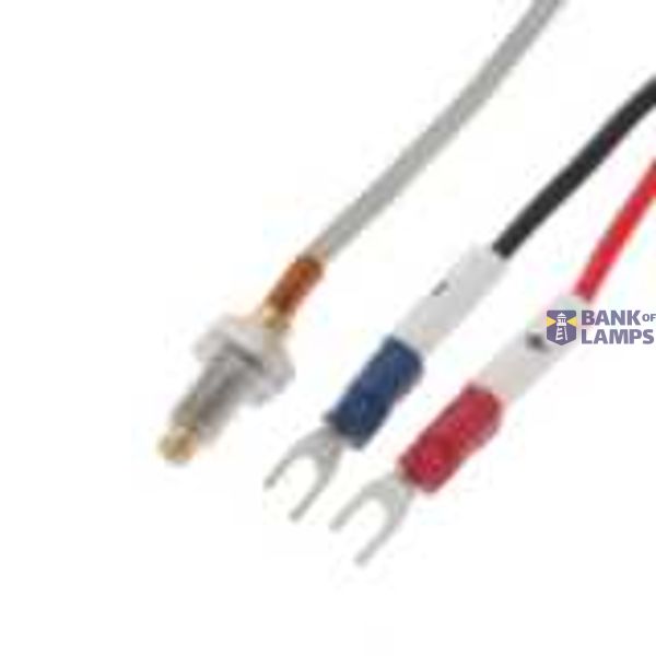 Temp. sensor, M6 type, Thermocouple K, 0-400 deg., SUS304, pre-wired, 1m E52A8153M image 1