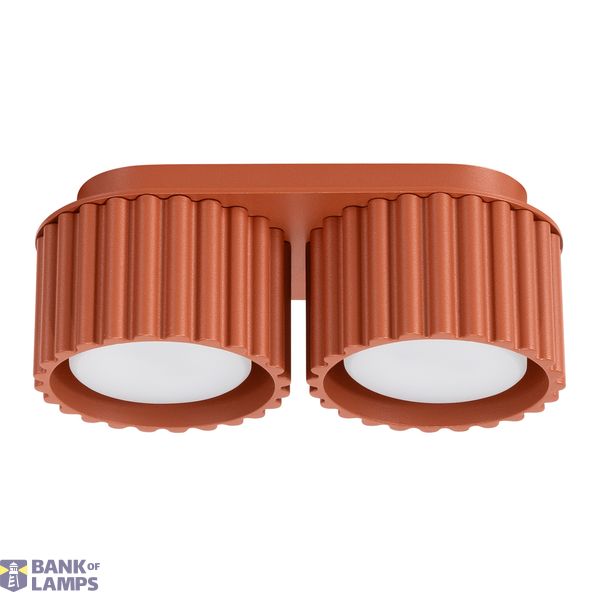 Ceiling lamp AURA 2 red ochra Gx53 image 2