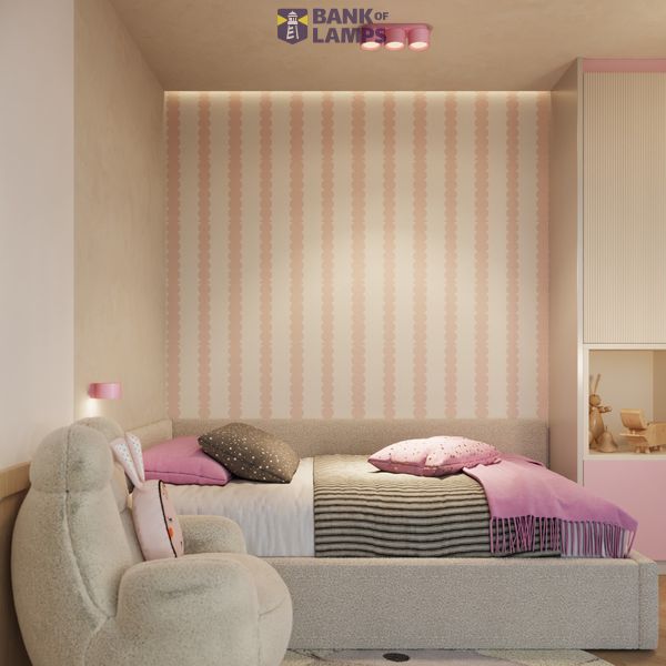 Wall lamp MODO 1 pink Gx53 image 6