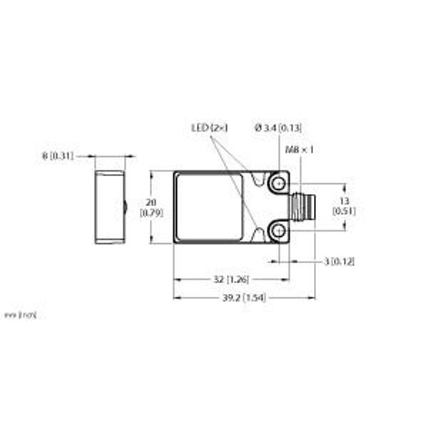 Inductive Sensor   BI5U-Q08-AP6X2-V1131 image 1