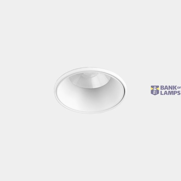 Downlight Play High Visual Comfort Mini Round Fixed Trimless 3.2W LED neutral-white 4000K CRI 80 29º ON-OFF White IP54 337lm image 1