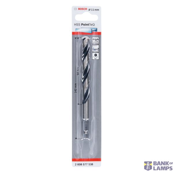 HSS PointTeQ Hex Drill Bit 11.0mm 1 pcs. image 2