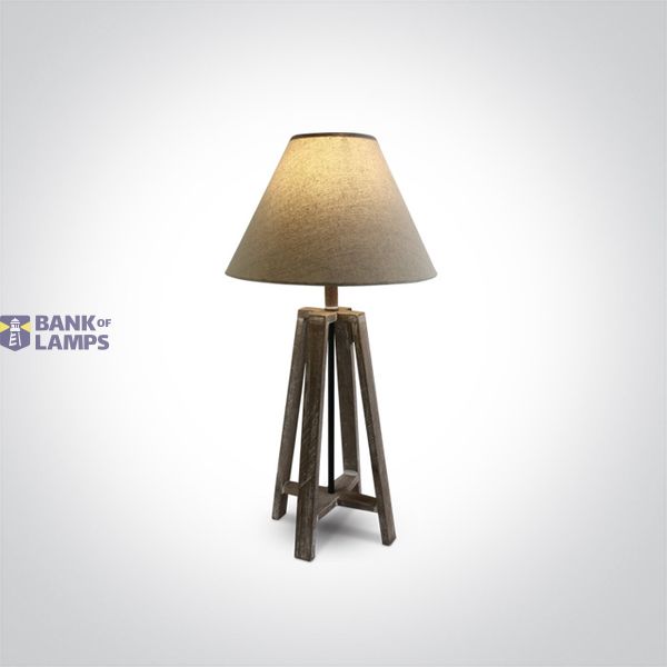 WOOD TABLE LAMP 12W E27 image 1