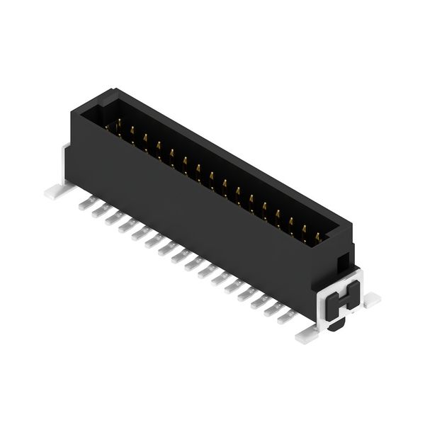 PCB plug-in connector, male header, SMD solder connection, Pitch in mm (P): 1.27 mm, Number of poles: 32, 180°, Tape image 2