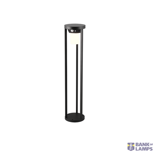 Carmo solar pole 60 cm anthracite motion sensor + dusk sensor image 1