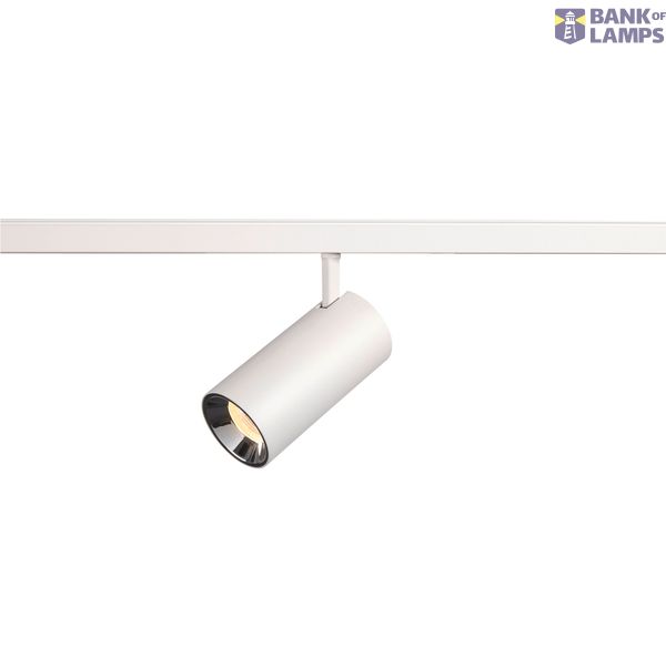 NUMINOS® S 48V TRACK DALI, spot, white / chrome, 16W, 1050lm, 3000K, CRI90, 20° image 1