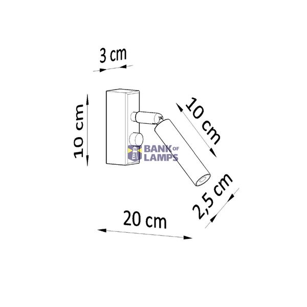 WALL LAMP EYETECH 1 WHITE G9 1X40W IP20 image 7
