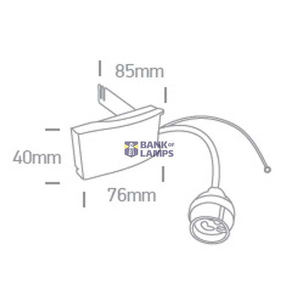 GU10 SOCKET + LOOP CONNECTOR image 4