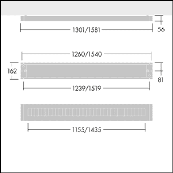 PUNCH 3 LV MSP 6600-930 L15 HF - Suspended LED luminaire image 3