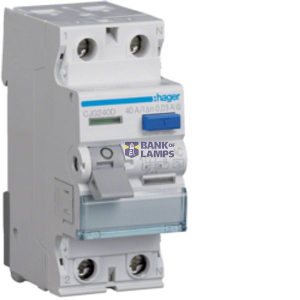 Residual Current Circuit Breaker 40/2/0,03A AC (G) CJG240D image 1