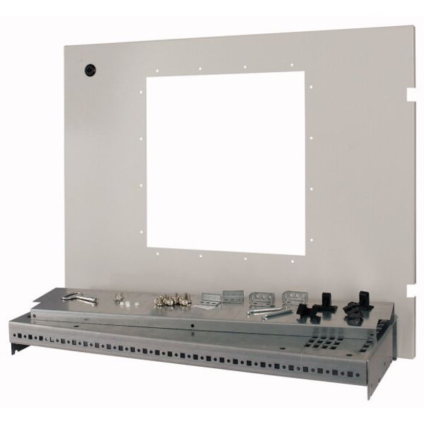XMIX40F08D Mounting kit: IZMX40, fixed mounted design, W=800mm, grey image 2