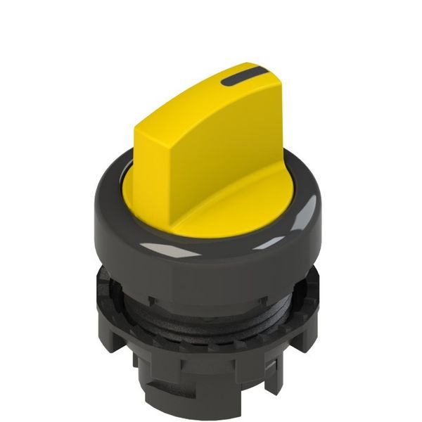 Short handle selector, 3 positions yellow with marking image 1