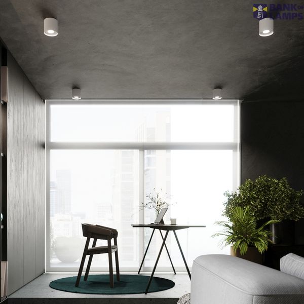 CEILING LAMP MICA WHITE GU10 1X10W IP20 image 10