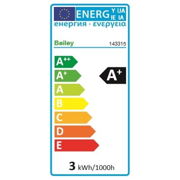 Spiraled Basic C35 E14 3W 2200K Clear DIM 240V image 3