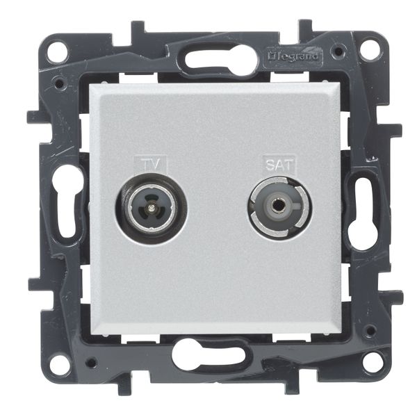 TV-R-SAT SOCKET TERMINAL ALUMINIUM image 2